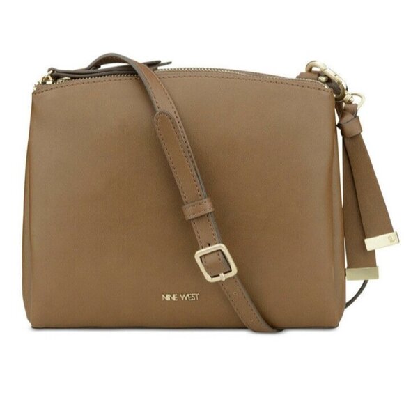Nine West The Levona Crossbody features 3 compartment sections on the interior - Picture 1 of 3